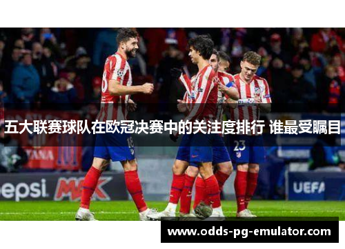 五大联赛球队在欧冠决赛中的关注度排行 谁最受瞩目
