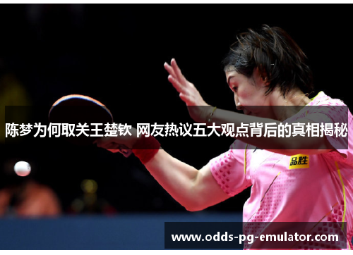 陈梦为何取关王楚钦 网友热议五大观点背后的真相揭秘 陈梦为何取关王楚钦 网友热议五大观点背后的真相揭秘