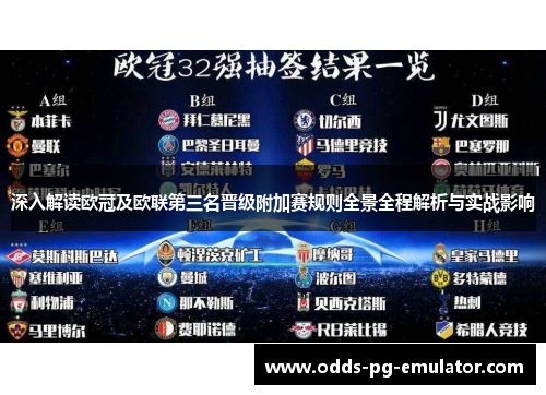 深入解读欧冠及欧联第三名晋级附加赛规则全景全程解析与实战影响 深入解读欧冠及欧联第三名晋级附加赛规则全景全程解析与实战影响